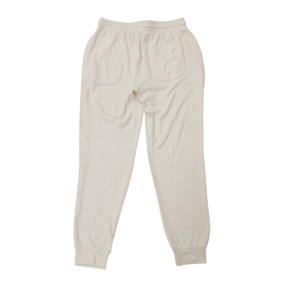 Quince Brushed Lounge Joggers Womens Medium Oatmeal Knit Cozy Comfy Loungewear - Picture 5 of 13